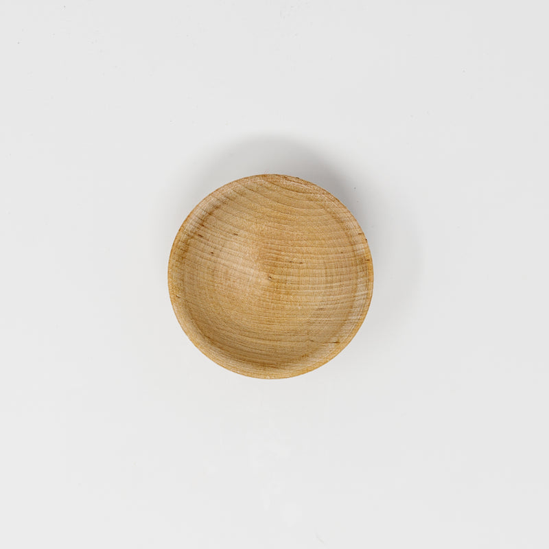 Fan Brush - Bamboo + Wooden Bowl