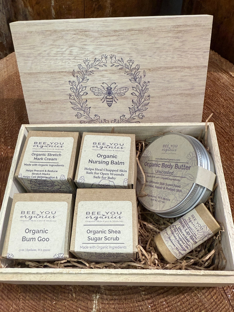 Organic New Mom Baby Gift Set Waterless, Zero Waste, No