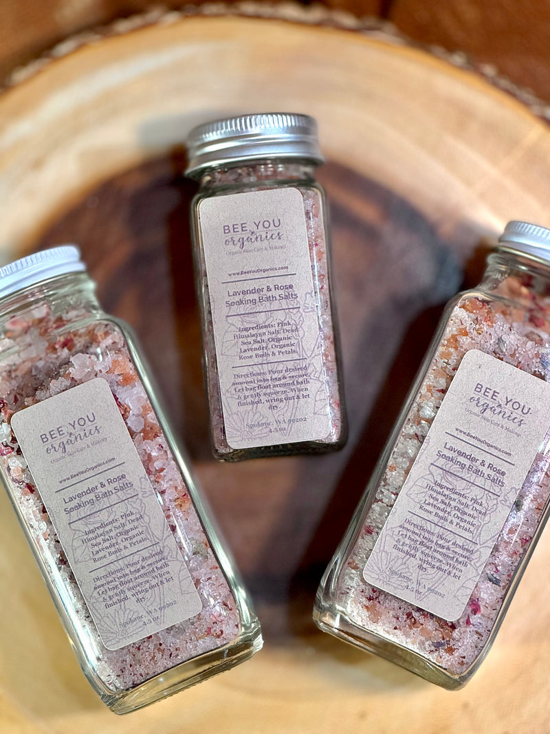 Lavender & Rose Bath Salts