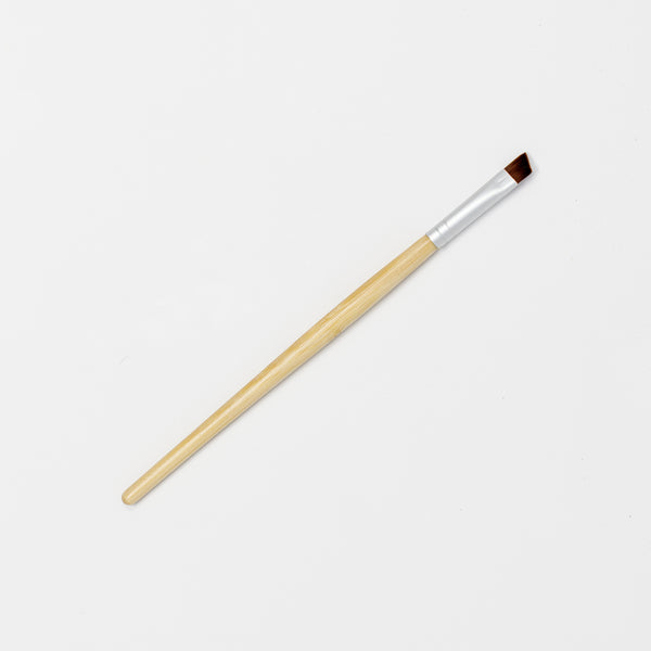 Angled Eyeliner/Brow Brush - Bamboo