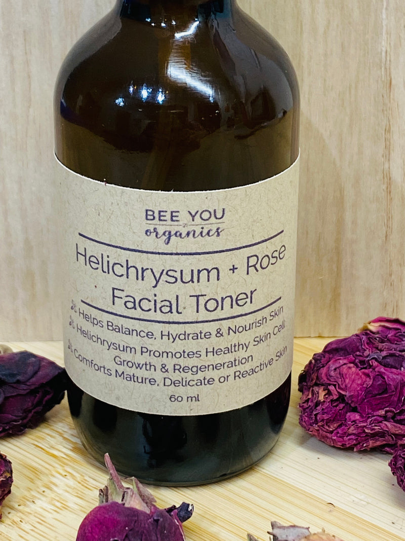Organic Helichrysum + Rose Facial Toner